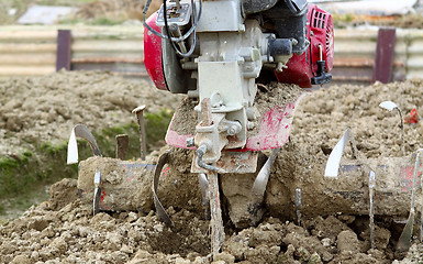 Image showing farming tractor 