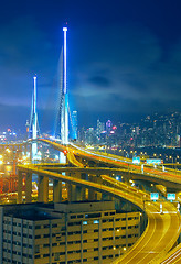 Image showing bridge at night