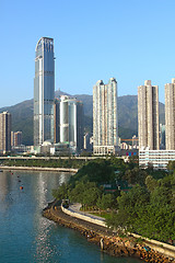 Image showing daytime view of the downtown city