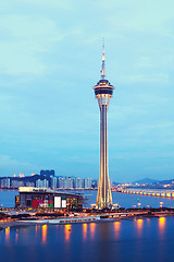 Image showing Macau tower 