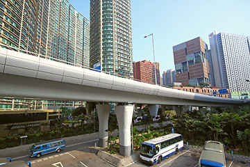 Image showing traffic highway in urban area