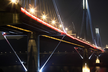 Image showing Ting Kau bridge 