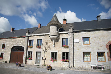 Image showing Wallonia landscape and town