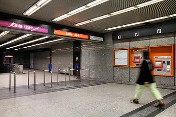 Image showing Vienna metro station