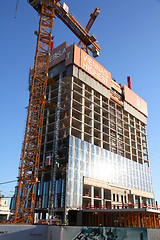 Image showing Skyscraper construction in Vienna