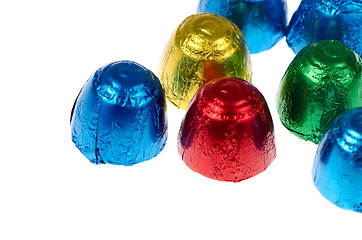 Image showing Colorful chocolates