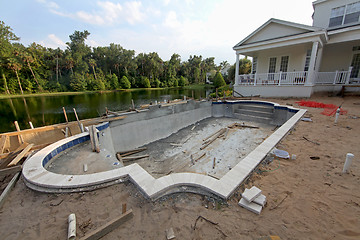 Image showing Pool Construction