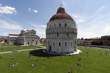 Image showing View of Piazza dei Miracoli Pisa