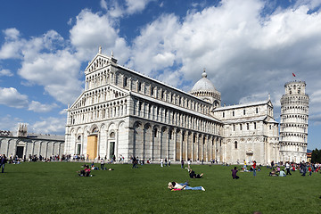 Image showing View of Piazza dei Miracoli Pisa