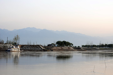 Image showing Landscape at riverside