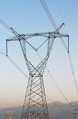 Image showing High voltage transmission lines