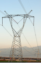 Image showing High voltage transmission lines