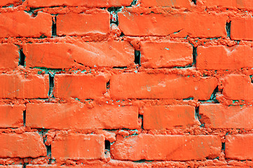 Image showing Red brick wall background