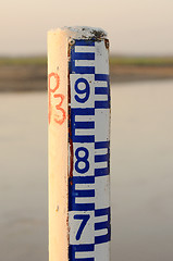 Image showing Staff gauge