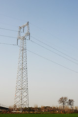 Image showing High voltage transmission lines