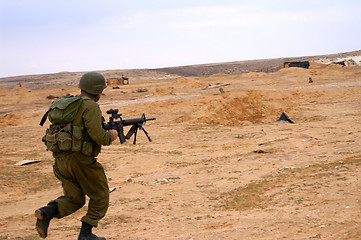 Image showing soldiers attack