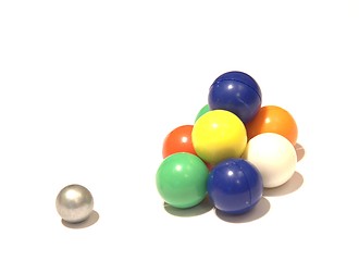 Image showing Color balls