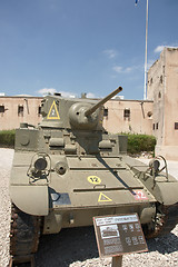 Image showing Historic tank i museum