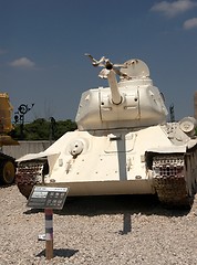 Image showing Historic tank i museum