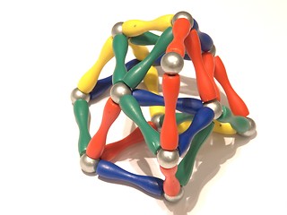 Image showing Color pyramid balls