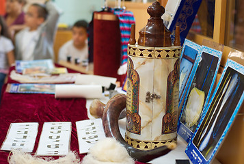 Image showing Torah scrolls