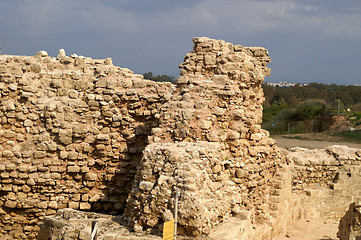 Image showing Old castle wall