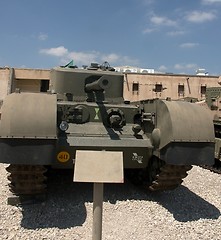 Image showing Historic tank i museum