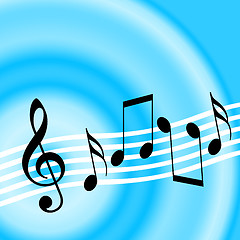 Image showing Music background