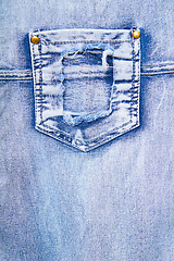 Image showing denim with a pocket