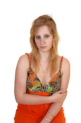 Image showing Unhappy teen girl.