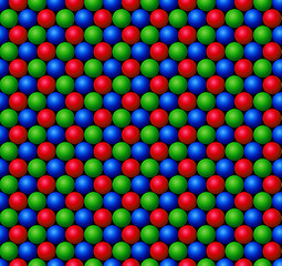 Image showing Red, Green and Blue spheres