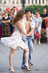 Image showing Dances in the street