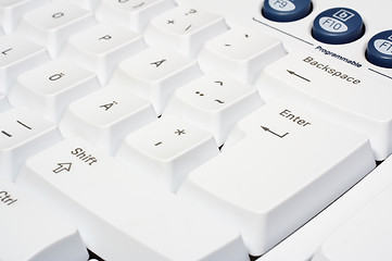 Image showing Keyboard closeup