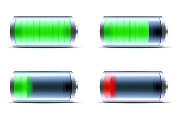 Image showing glossy battery