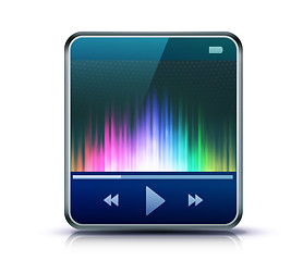 Image showing media player icon