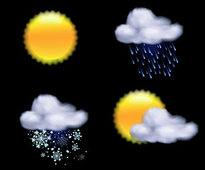 Image showing weather icons