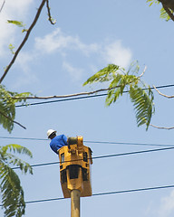 Image showing Electric Serviceman