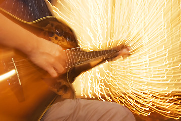 Image showing Guitar Player