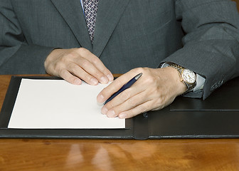 Image showing Contract Signing