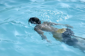 Image showing Boy Swimming