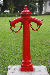 Image showing Red Fire Hydrant