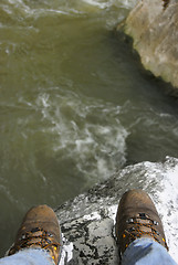 Image showing Bouldering