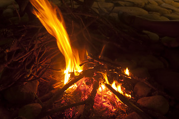 Image showing Camp FIre