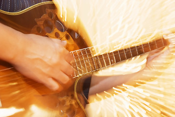 Image showing Guitar Player