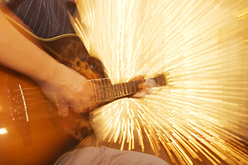 Image showing Guitar Player