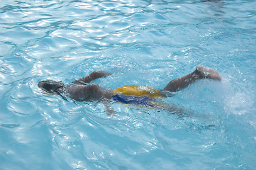 Image showing Boy Swimming