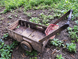 Image showing Wooden Cart