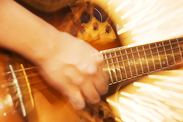 Image showing Guitar Player