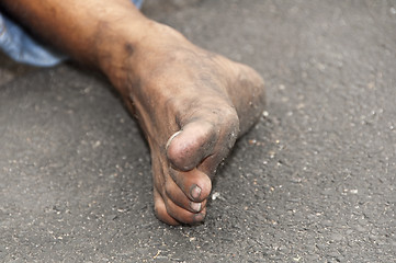 Image showing Barefoot