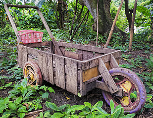 Image showing Wooden Cart